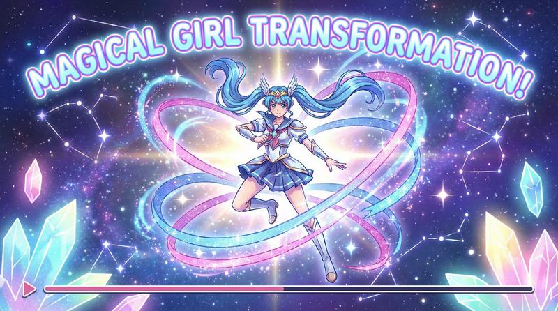 呦呦视频动漫-星辰魔法变身曲-魔法动漫演示