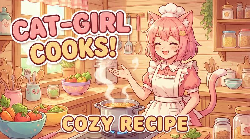 呦呦视频生活动漫-猫娘厨房日记-美食动漫教程