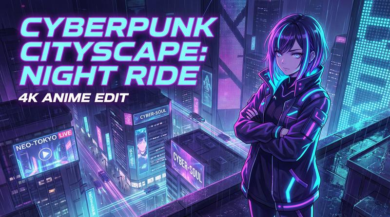 呦呦视频科幻动漫-赛博霓虹夜行录-动漫剪辑